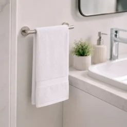 Toalla de Manos Blanca 100% Algod n 550g | Dise o Zigzag 43x80cm Casa LiLe