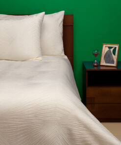 Juego de Duvet Jacquard Geometrico Beige
