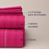 Juego de duvet premium fucsia Tipo B (Con Imperfecciones) Casa LiLe