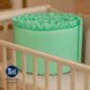 Bumper para cuna con boleros verde Casa LiLe