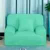 Protector de sof premium verde menta un (1) puesto Casa LiLe