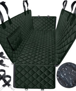 Protector para silla trasera impermeable verde militar