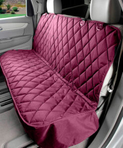 Protector de silla de carro trasero vinotinto