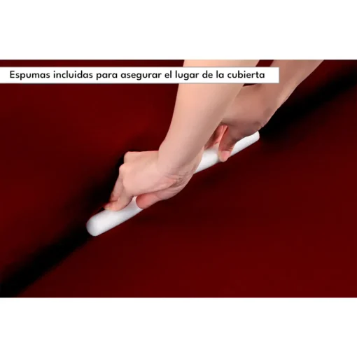 Protector de sof vinotinto premium cuatro (4) puestos ajustable Casa LiLe